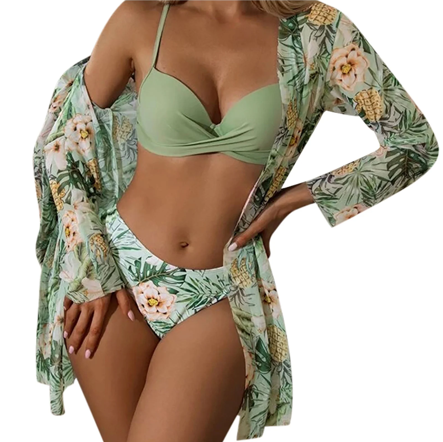 Women Three Piece Swim Set