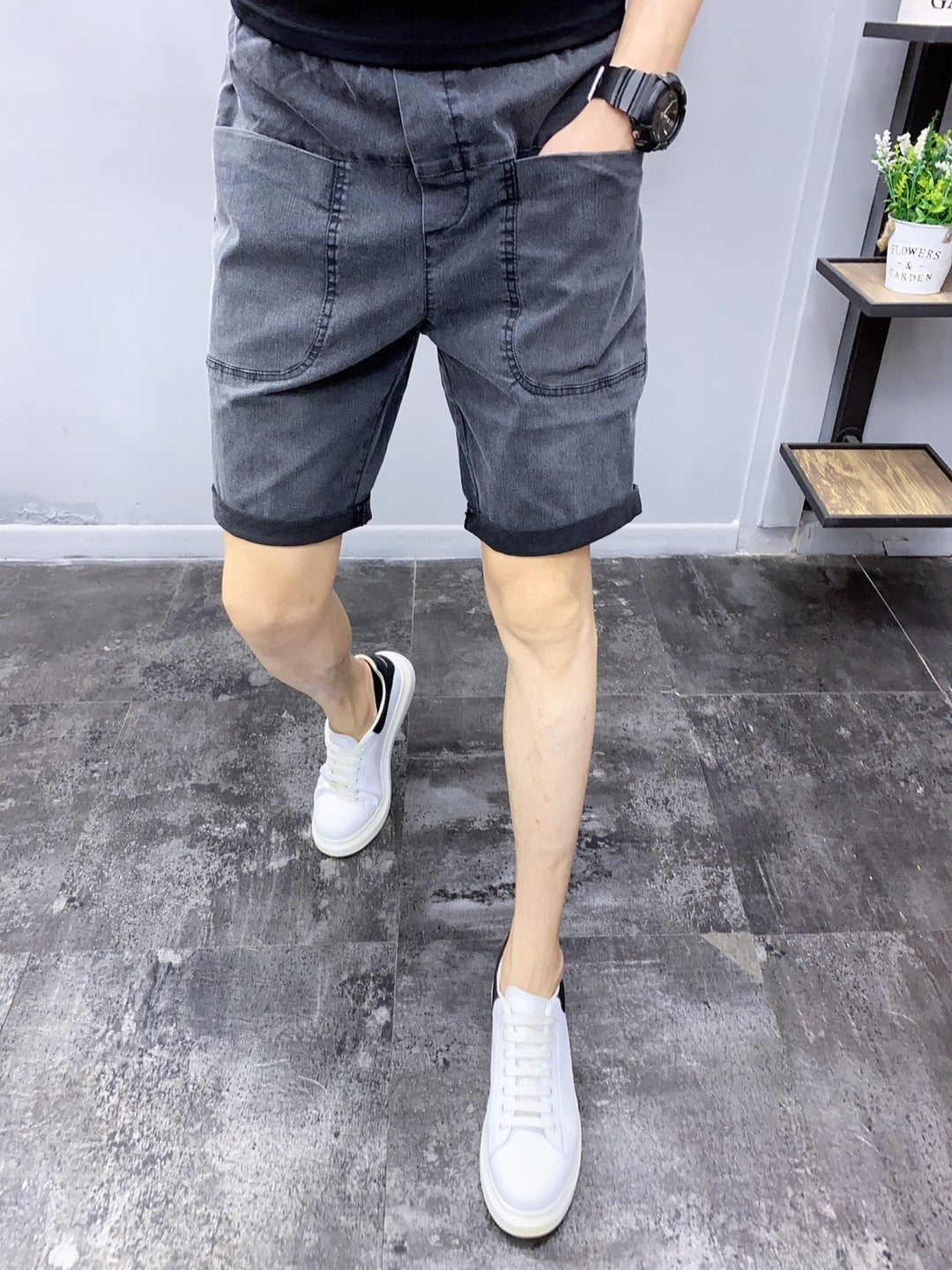 Men's Summer Trendy Slim Denim Shorts-THAT FASHION STORE