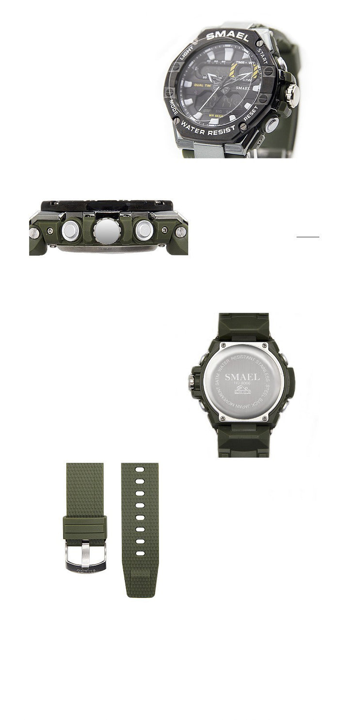 Digital Alloy Electronic Watch Men-THAT FASHION STORE