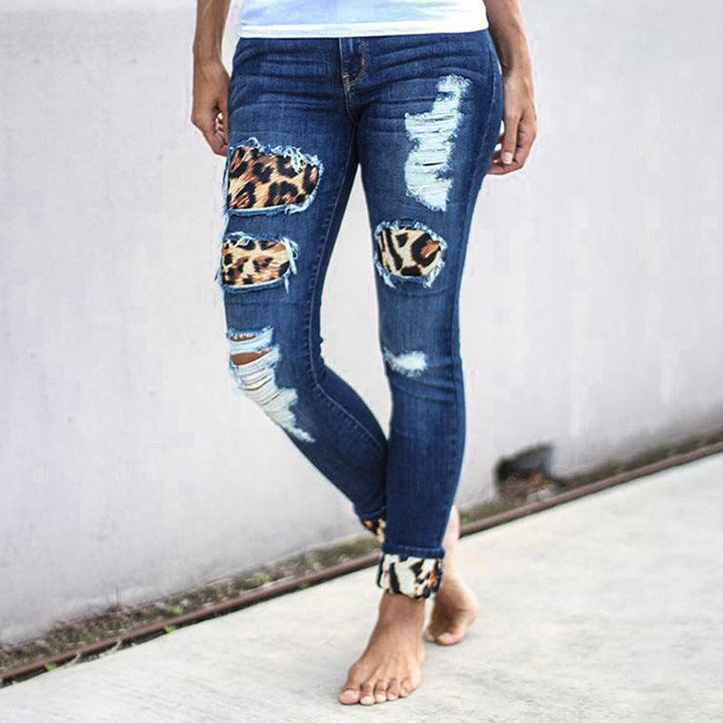 European And American Women's Skinny All-Match Trousers Jeans-THAT FASHION STORE