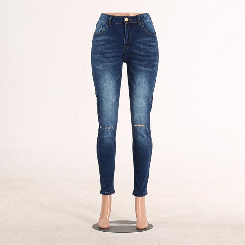 Tight-fitting hip-lifting fashion women's jeans-THAT FASHION STORE