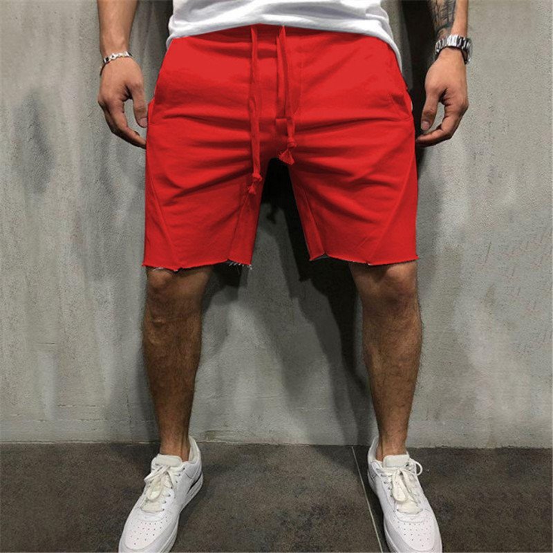 Men's Grey Cotton Gym Shorts for Summer Sports - THAT FASHION STORE