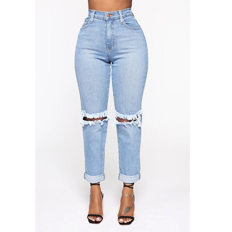 Women's Jeans Are Thin and Have No Elasticity-THAT FASHION STORE