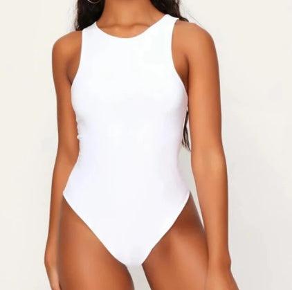 Sleeveless Sexy Bodysuit Women Off-Shoulder Top-THAT FASHION STORE