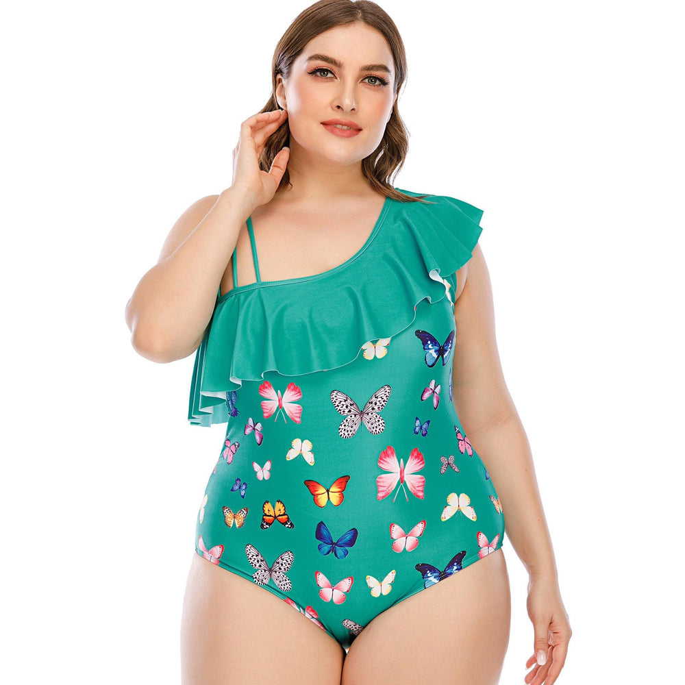 One-Piece Sexy Fat Lady Plus Size Swimsuit-THAT FASHION STORE