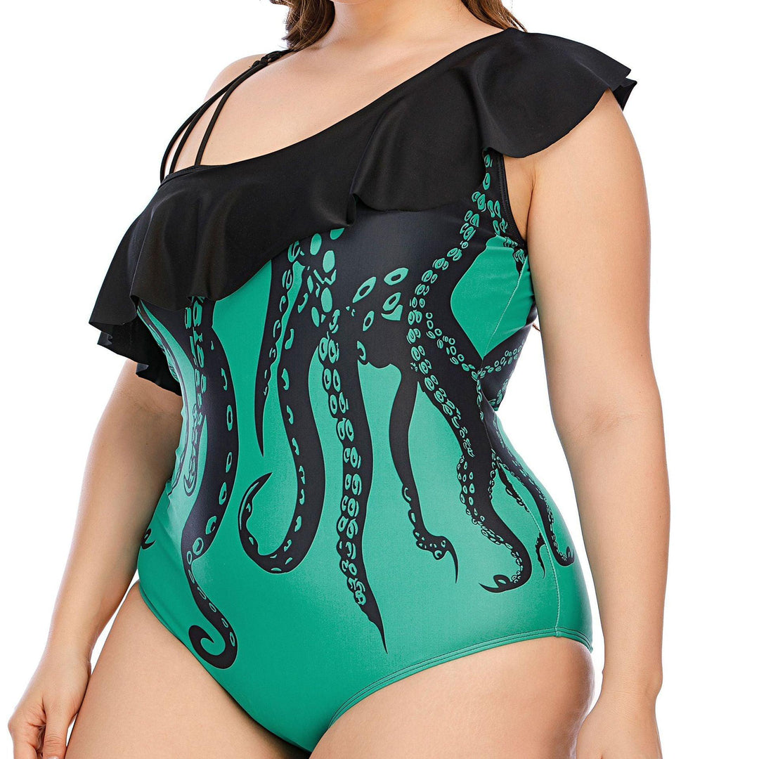 One-Piece Sexy Fat Lady Plus Size Swimsuit-THAT FASHION STORE