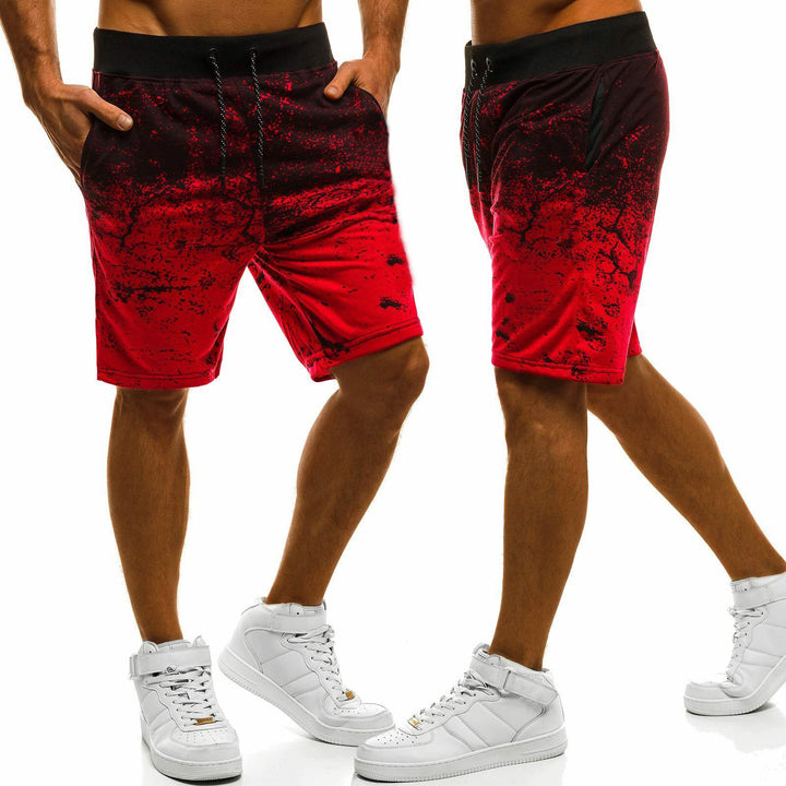 Summer Men's Casual Shorts Sports Pants Slim Beach Pants Men-THAT FASHION STORE