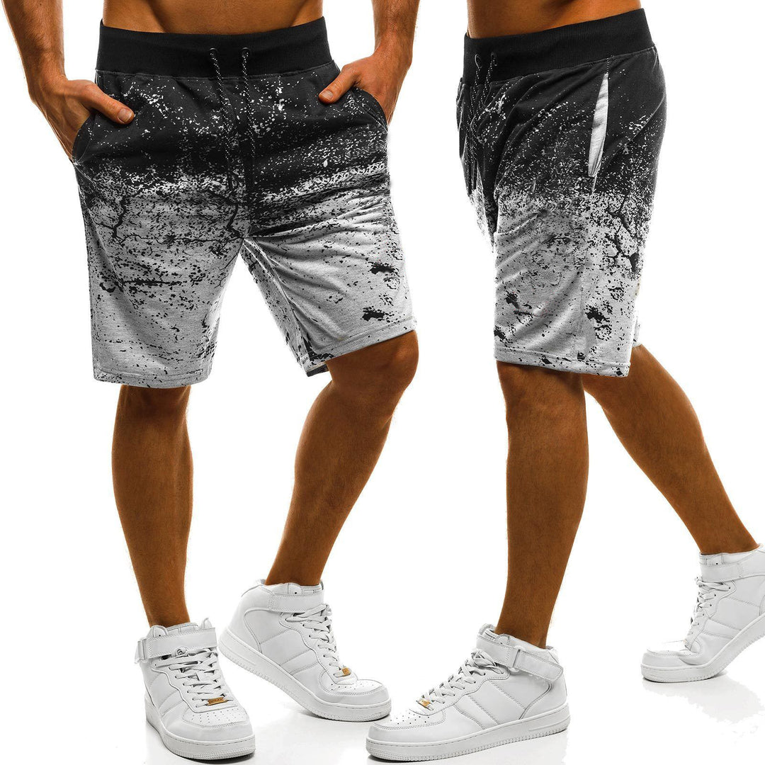 Summer Men's Casual Shorts Sports Pants Slim Beach Pants Men-THAT FASHION STORE