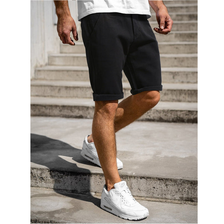 Men's Summer Denim Micro Stretch Casual Shorts-THAT FASHION STORE