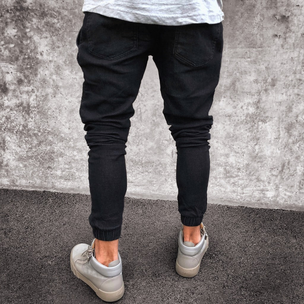 Light Blue Skinny Jeans for Men - Trendy European and American Style - THAT FASHION STORE