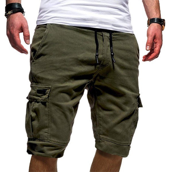 Men Casual Jogger Sports Cargo Shorts Military Combat Workout Gym Trousers Summer Mens Clothing-THAT FASHION STORE