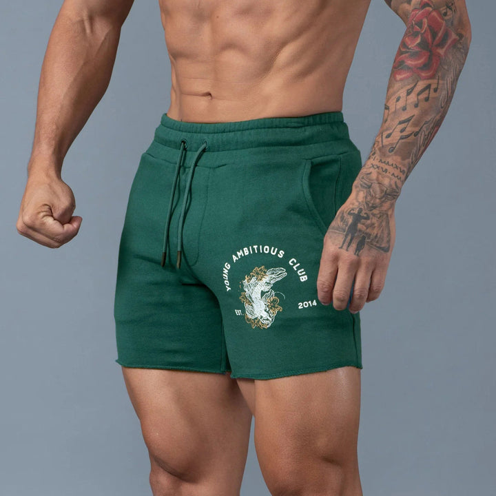 Men's Athletic Cotton Shorts for Running and Gym - European and American Style - THAT FASHION STORE