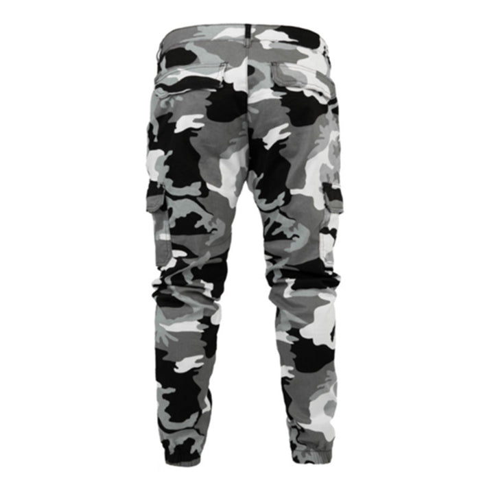 Men's Multi Pocket Stretch Jeans Camouflage Cargo Jeans-THAT FASHION STORE