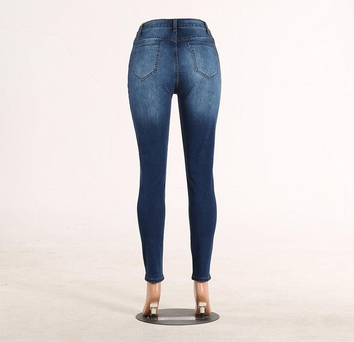 Tight-fitting hip-lifting fashion women's jeans-THAT FASHION STORE