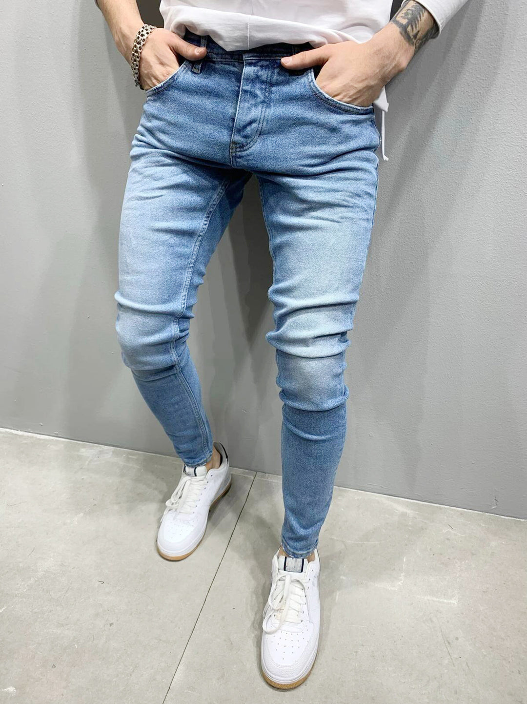 Men's Stretch Skinny Jeans-THAT FASHION STORE