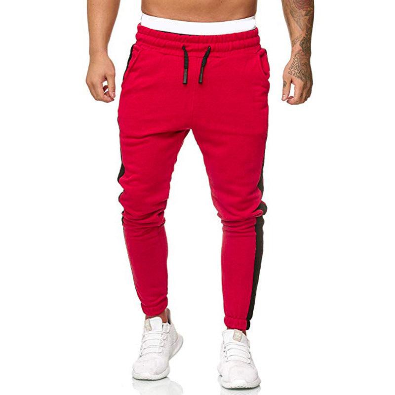 Men's Exercise Casual Pants Fashion Solid Color Sports Trousers-THAT FASHION STORE