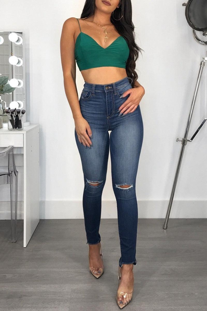 Tight-fitting hip-lifting fashion women's jeans-THAT FASHION STORE