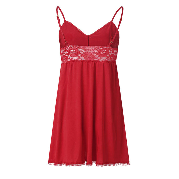 Satin Lace Sling Nightgown - THAT FASHION STORE