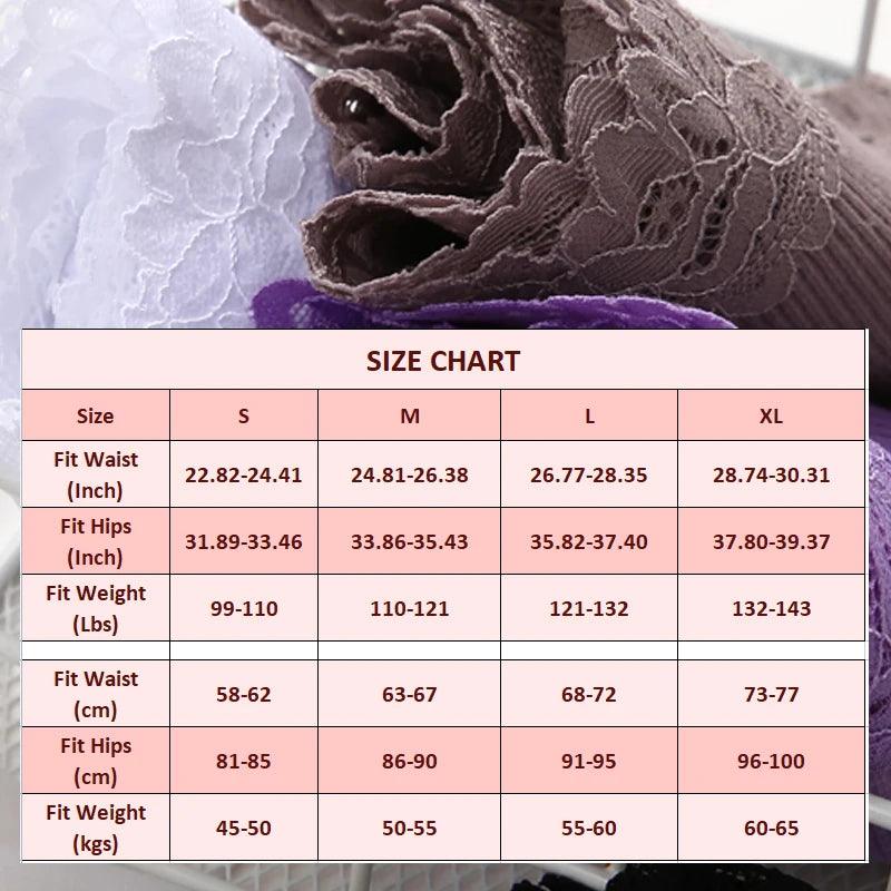 3PCS/Set Sexy Lace Seamless Cotton Brazilian Panties Women Ribbed Intimates Breathable Panties Low Waist Female Cotton Underwear-THAT FASHION STORE