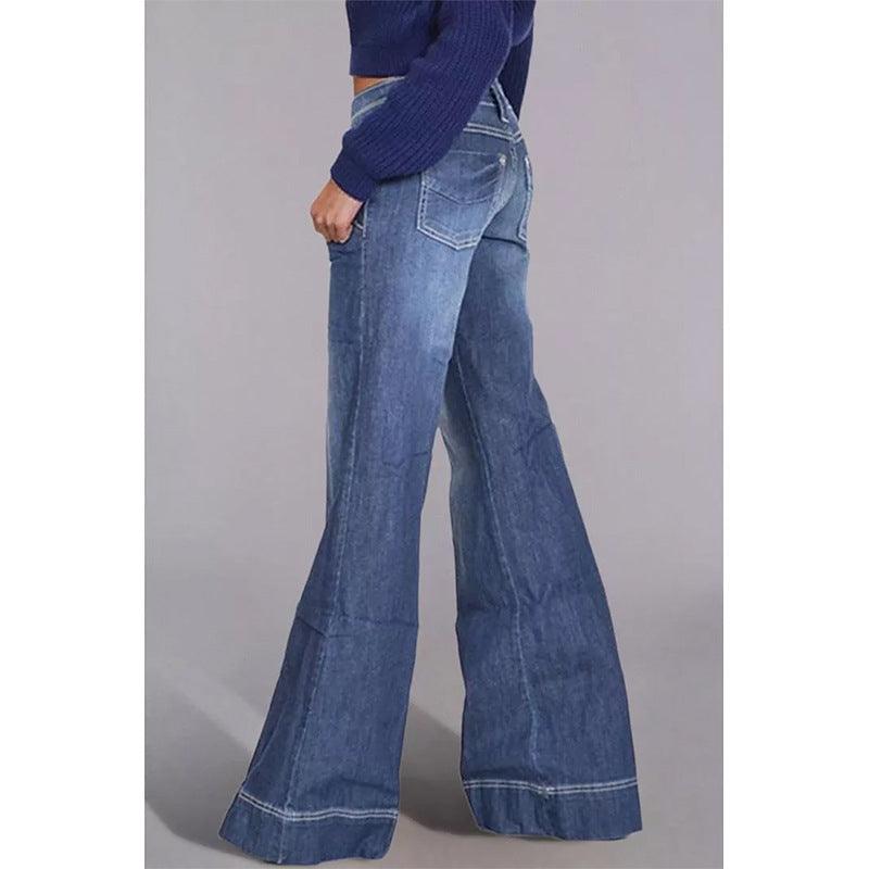 Women's Jeans Look Slimmer With Water Wash Micro-THAT FASHION STORE