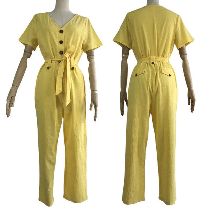 summer pants fashion jumpsuit women trousers-THAT FASHION STORE