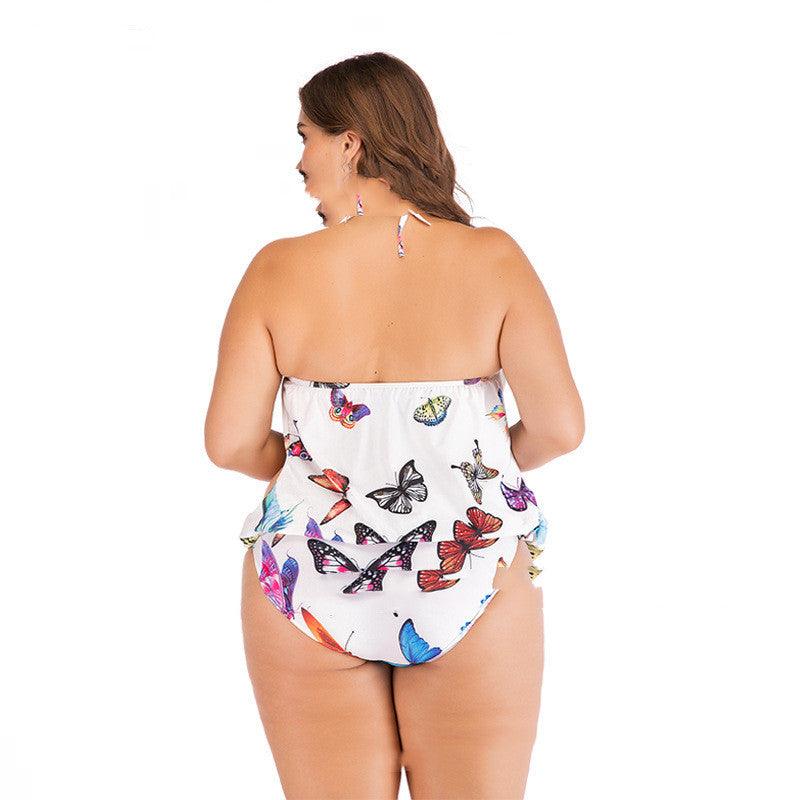 Plus size one-piece printed ladies sexy swimsuit-THAT FASHION STORE