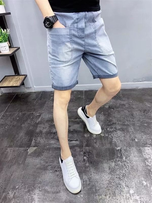 Men's Summer Trendy Slim Denim Shorts-THAT FASHION STORE