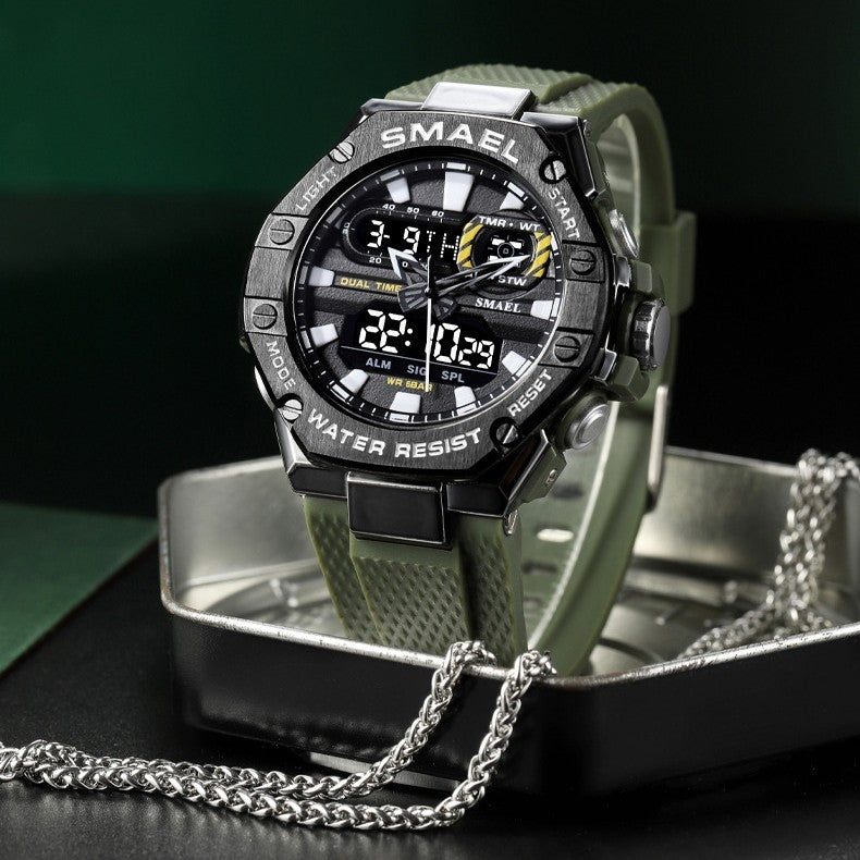 Digital Alloy Electronic Watch Men-THAT FASHION STORE