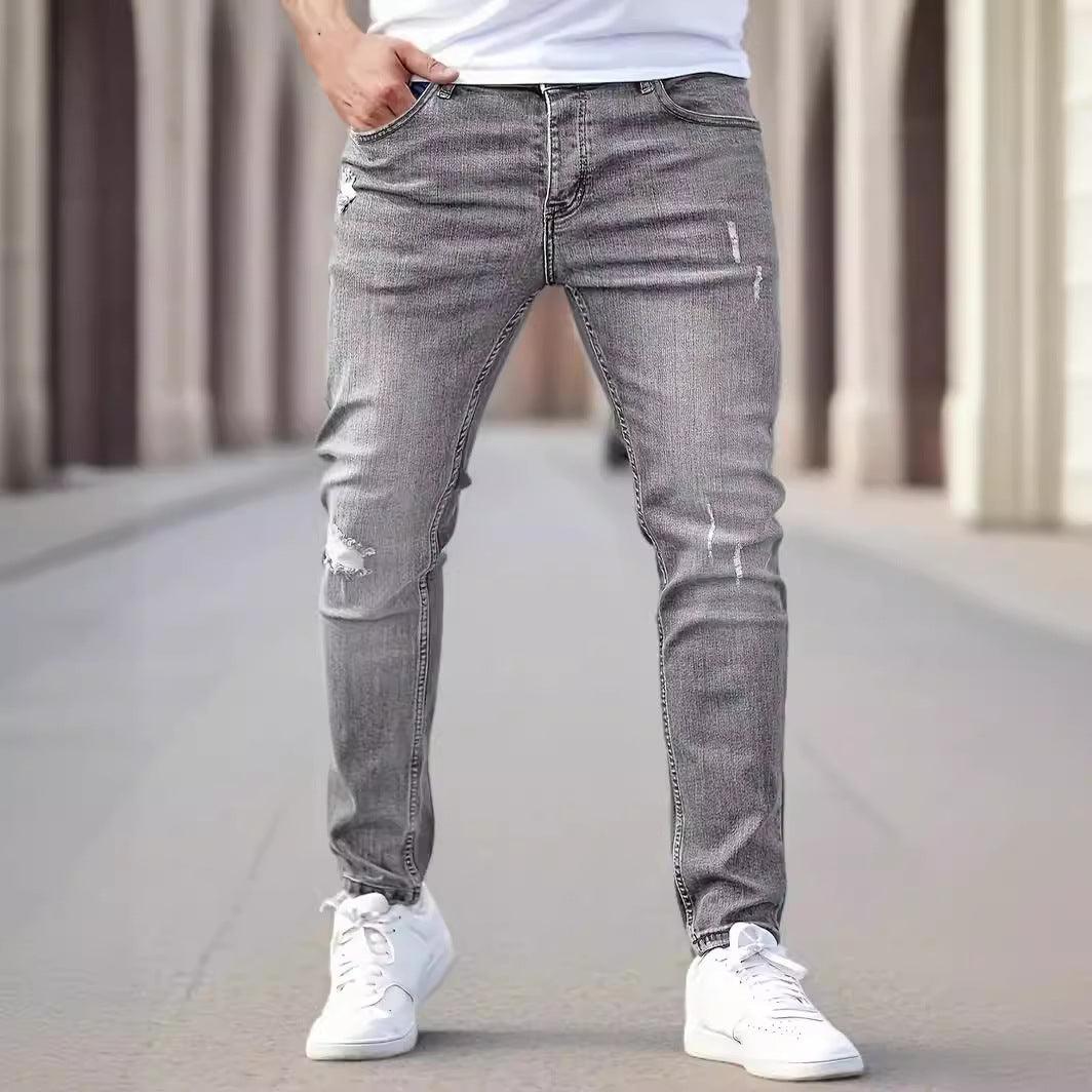 American-style Slim-fit Stretch Jeans-THAT FASHION STORE