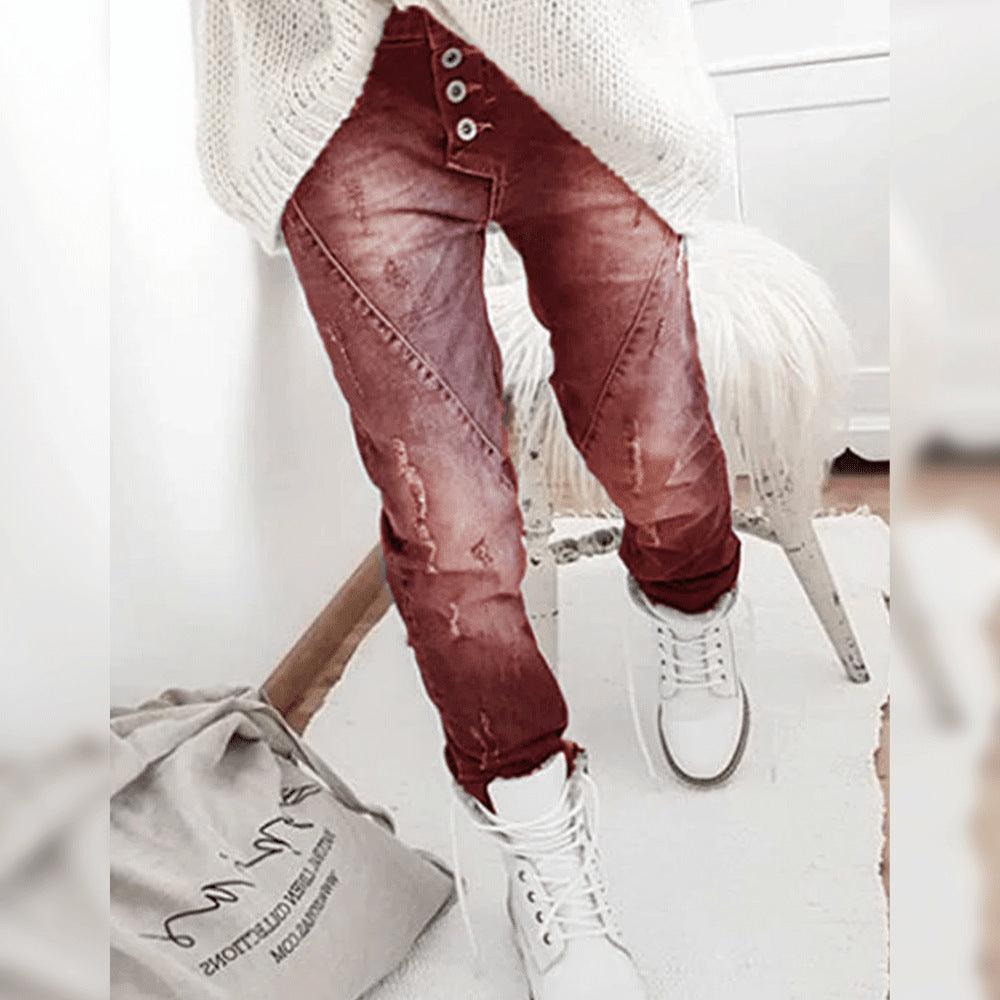 European And American Fashion Women's Jeans-THAT FASHION STORE