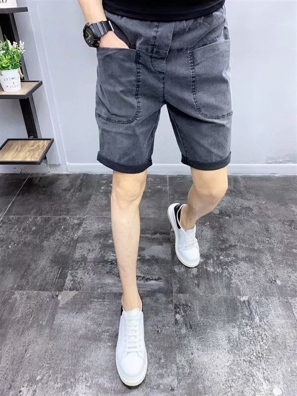 Men's Summer Trendy Slim Denim Shorts-THAT FASHION STORE