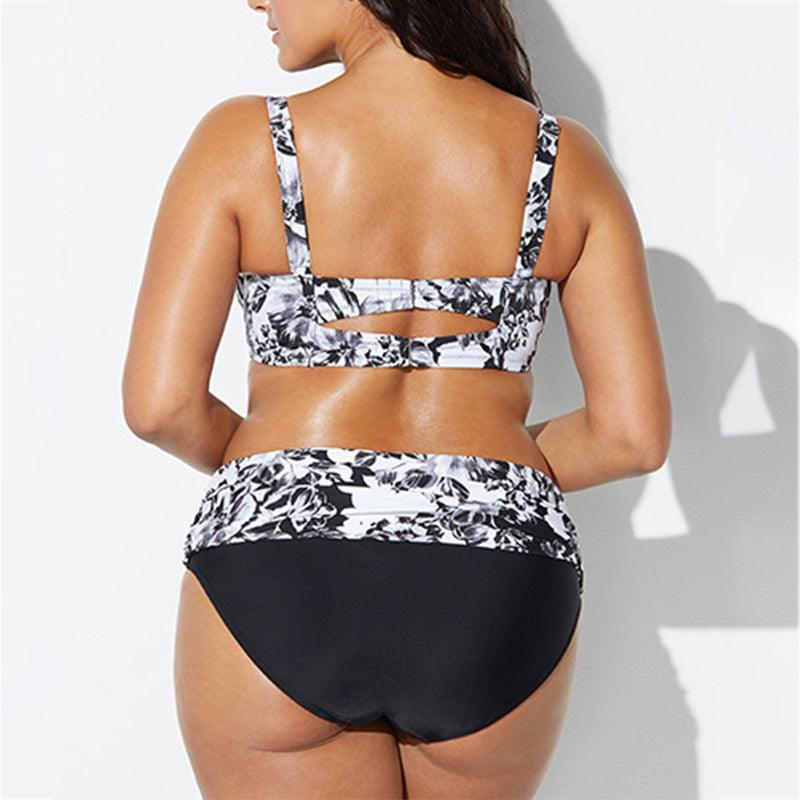 New European And American Plus Size Bikini Swimsuit-THAT FASHION STORE