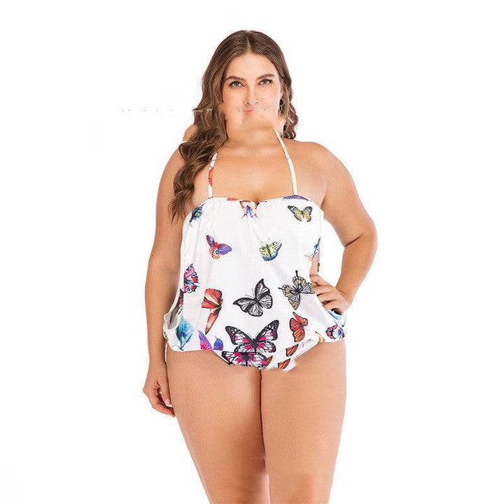 Plus size one-piece printed ladies sexy swimsuit-THAT FASHION STORE