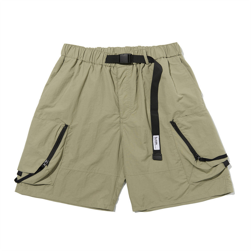 American Style Work Shorts With Belt For Men-THAT FASHION STORE