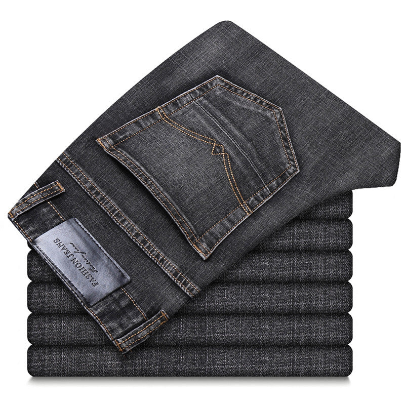 Men's Relaxed Fit Stretch Jeans - THAT FASHION STORE