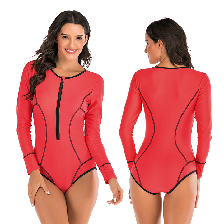 Onyx Fashionable One-Piece Swimsuit - THAT FASHION STORE