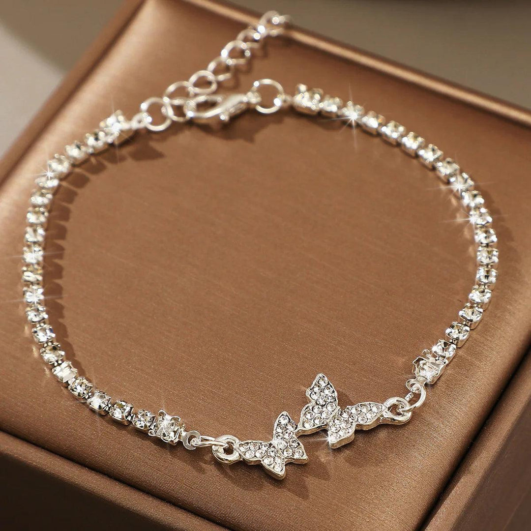 925 Sterling Silver Bracelet Vintage Luxury Shiny Chain Bracelet for Women Minimalist Adjustable Charm Bracelet Jewelry Gifts-THAT FASHION STORE