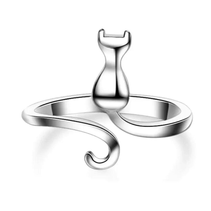 925 Sterling Silver Cat Rings For Women Engagement Luxury Designer Jewelry Female Offers With Free Shipping Jewellery-THAT FASHION STORE