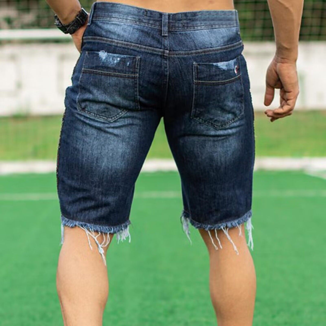 Men's New Fashion Denim Shorts-THAT FASHION STORE