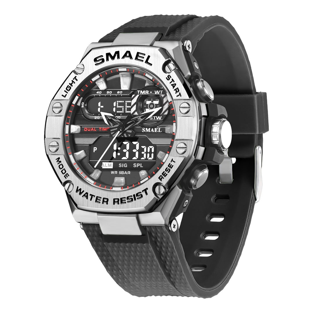 Digital Alloy Electronic Watch Men-THAT FASHION STORE