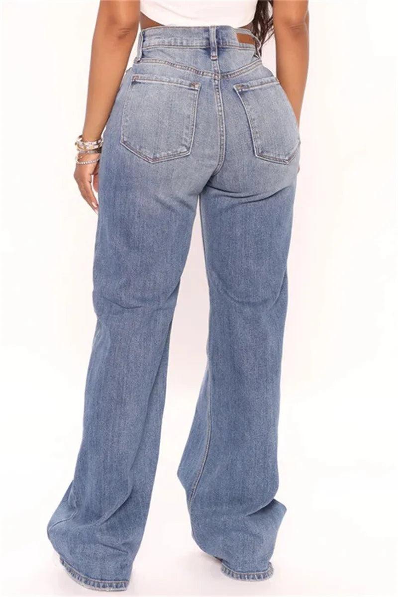 2022 New Y2K High Waist Baggy Jeans For Women Fashion Loose Denim Wide Leg Pants Casual Female Clothing XS-XL Drop Shipping-THAT FASHION STORE