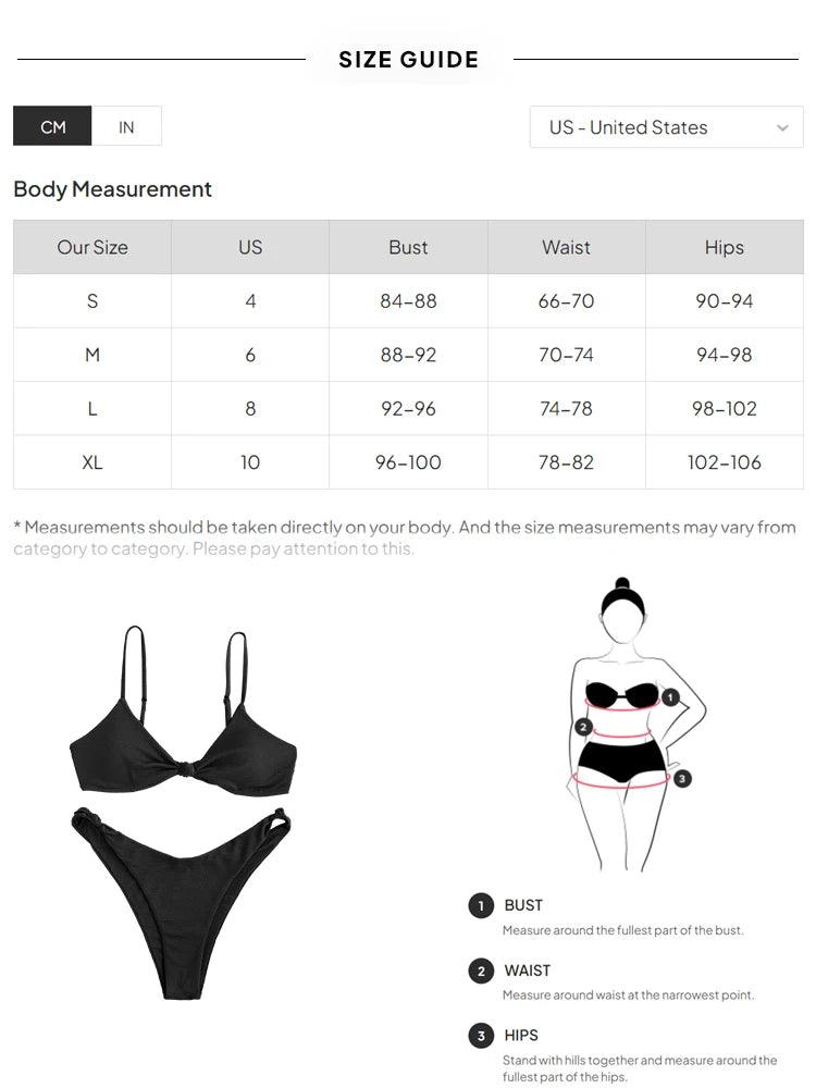 2024 Swimsuits For Women Sexy Padded Push Up Bra Bikini Tops Bikinis Bikini Set Solid Swimwear Two Piece Swimsuit Beachwear Suit-THAT FASHION STORE