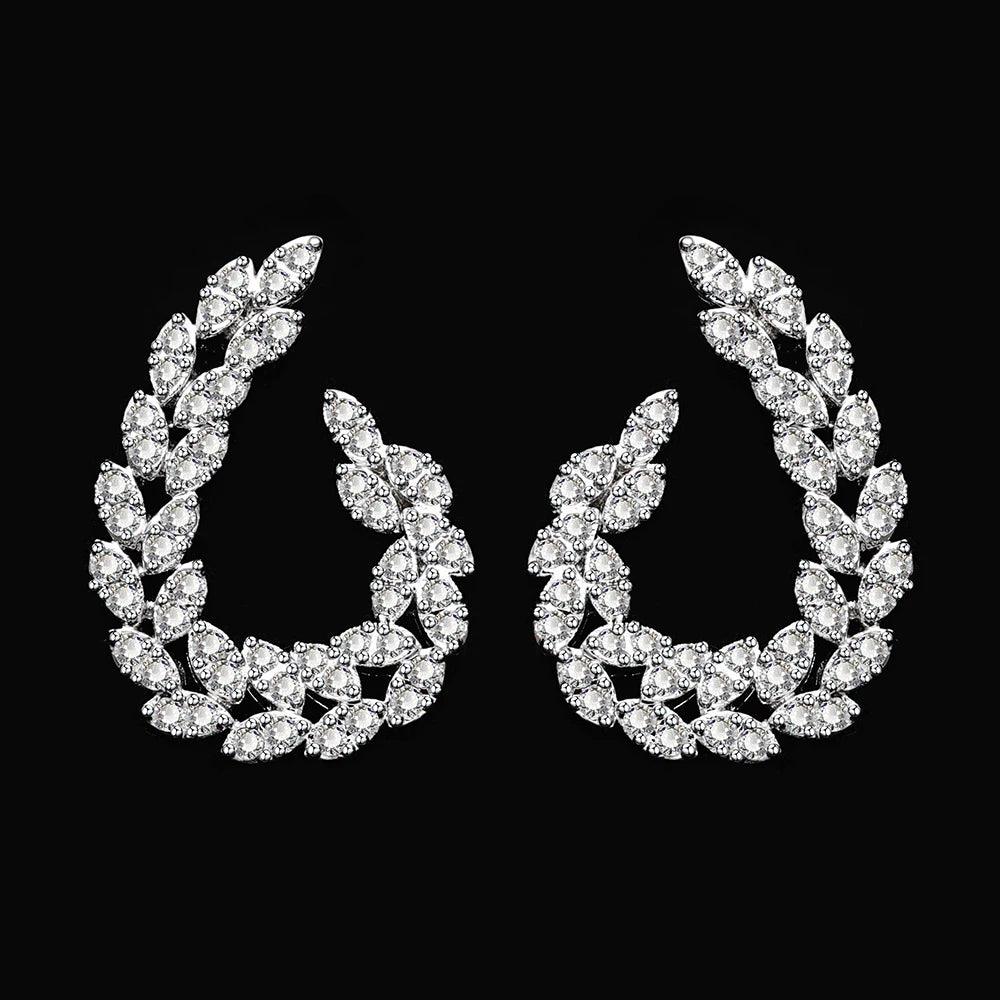 2024 New Wedding Jewelry Set for Women Saudi Arabia 4 Pieces Zirconia Bridal Jewellery Collection Necklace Set-THAT FASHION STORE