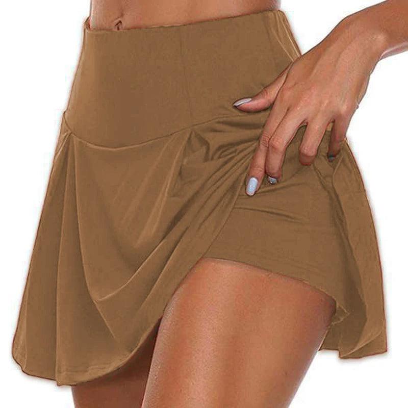 Women Sport Shorts Skirts Summer Breathable Casual Fitness Quick Drying Running Skort Female Active Athletic Yoga Fitness Skirt-THAT FASHION STORE