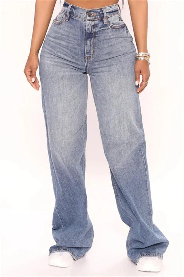 2022 New Y2K High Waist Baggy Jeans For Women Fashion Loose Denim Wide Leg Pants Casual Female Clothing XS-XL Drop Shipping-THAT FASHION STORE