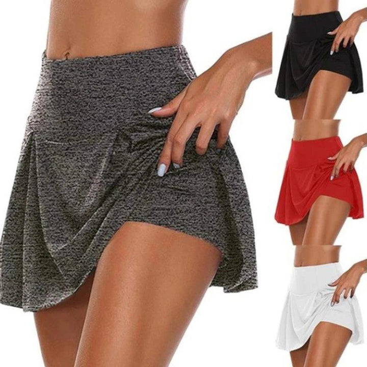 Women Sport Shorts Skirts Summer Breathable Casual Fitness Quick Drying Running Skort Female Active Athletic Yoga Fitness Skirt-THAT FASHION STORE