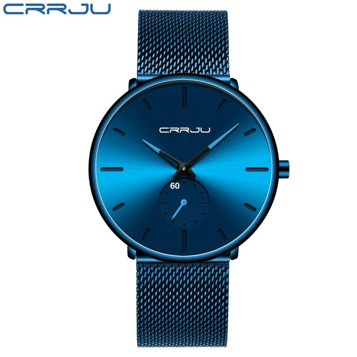 CRRJU Sports Mens slim Watches Top Brand Luxury Waterproof Sport Watch Men Ultra Thin Dial Quartz Watch Casual Relogio Masculino-THAT FASHION STORE