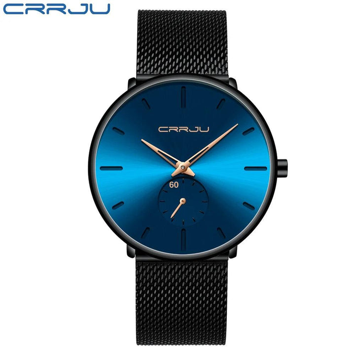 CRRJU Sports Mens slim Watches Top Brand Luxury Waterproof Sport Watch Men Ultra Thin Dial Quartz Watch Casual Relogio Masculino-THAT FASHION STORE