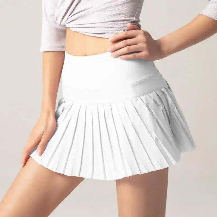 Cloud Hide Women Sports Tennis Skirts Golf Skirt Fitness Shorts High Waist Athletic Running Short Quick Dry Sport Skort Pocket-THAT FASHION STORE