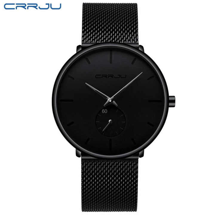 CRRJU Sports Mens slim Watches Top Brand Luxury Waterproof Sport Watch Men Ultra Thin Dial Quartz Watch Casual Relogio Masculino-THAT FASHION STORE